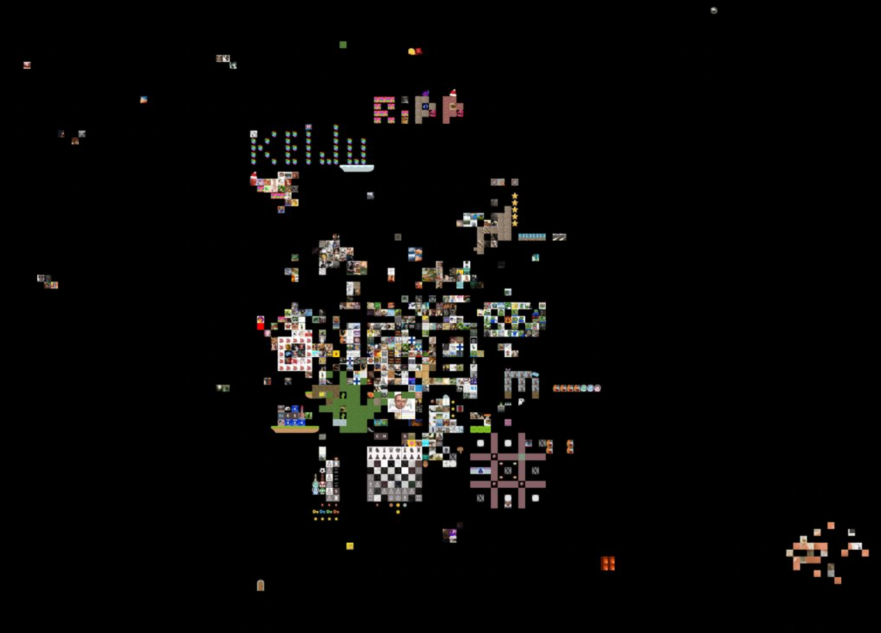 A view around the main spawn point.